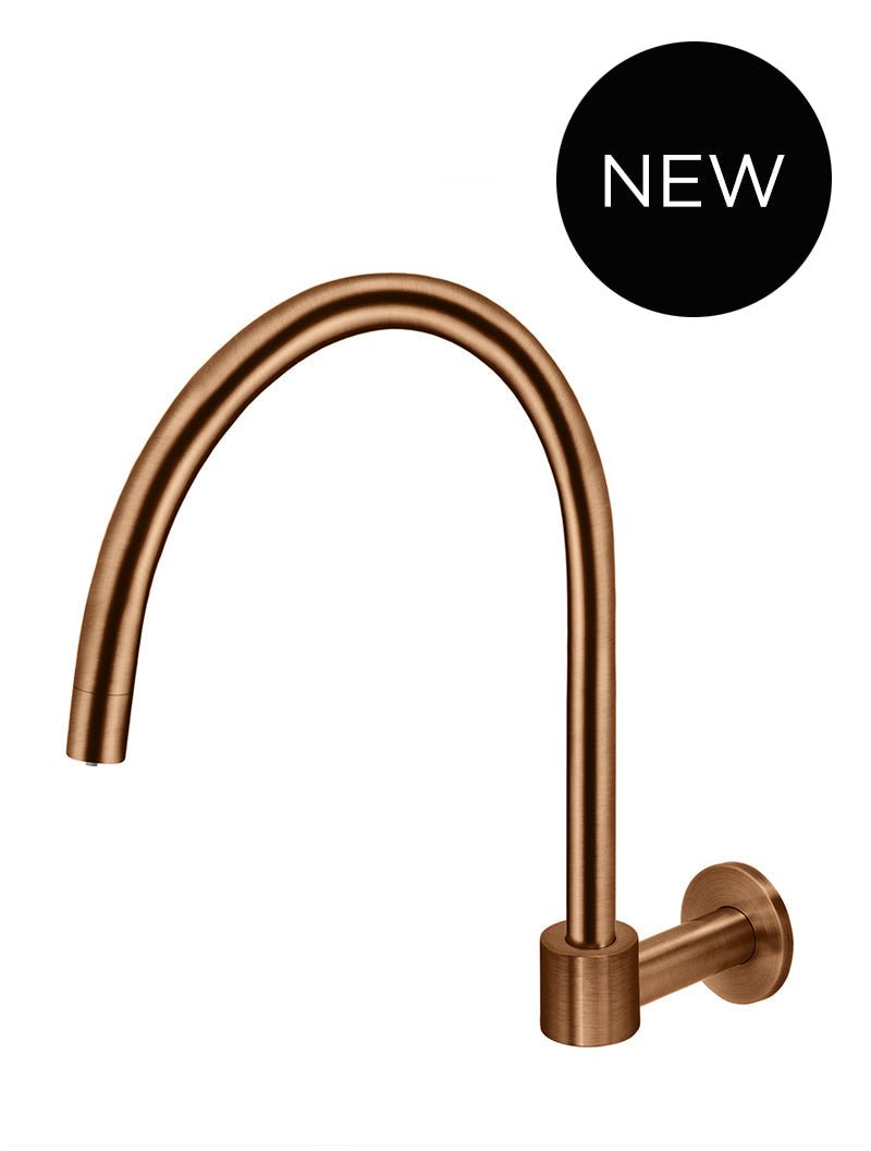 MEIR ROUND HIGH-RISE SWIVEL WALL SPOUT