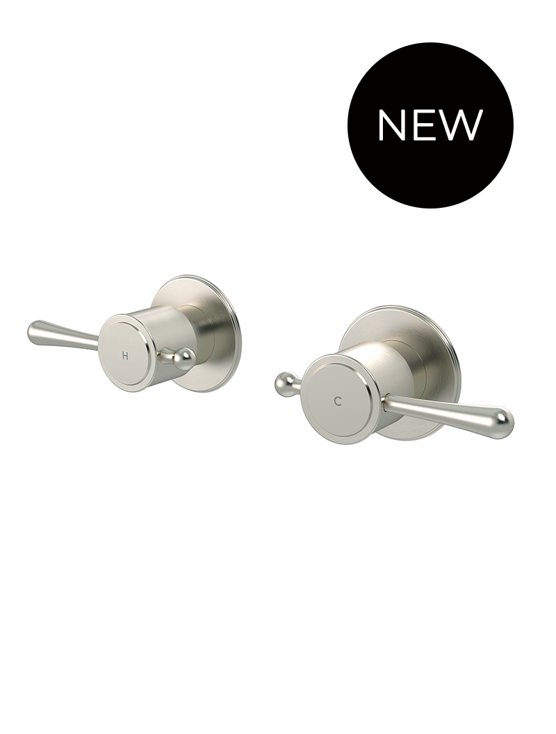 MEIR HARRINGTON WALL TAP SET WITH LEVER HANDLE