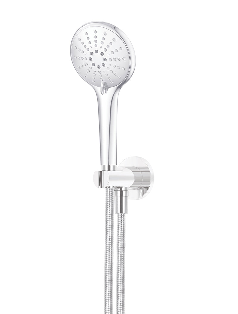 MEIR ROUND THREE FUNCTION HAND SHOWER ON FIXED BRACKET