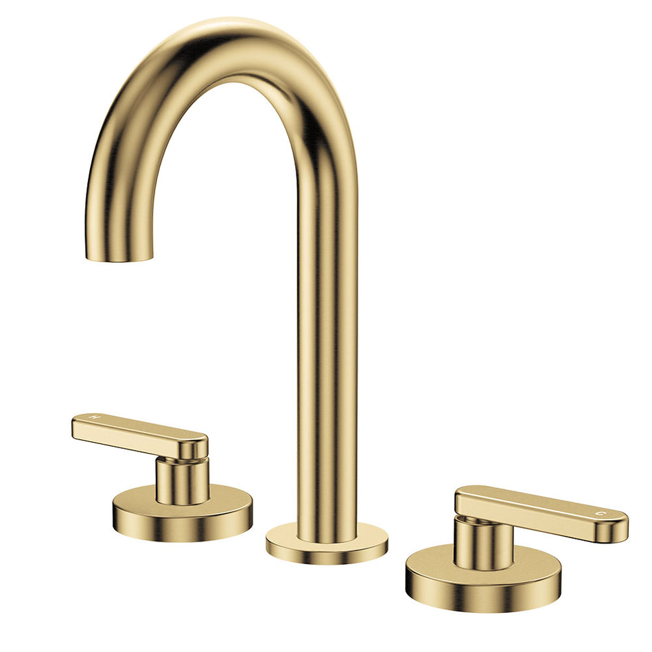 KAYA LEVER TAPS ROUND HOB SET