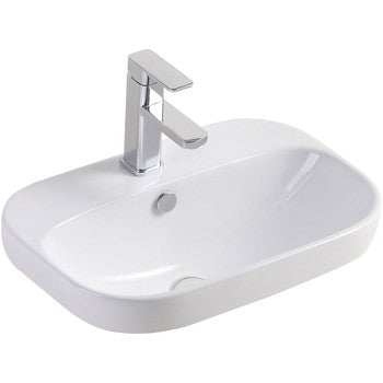 PARISSA SEMI INSET BASIN WITH TAP LANDING