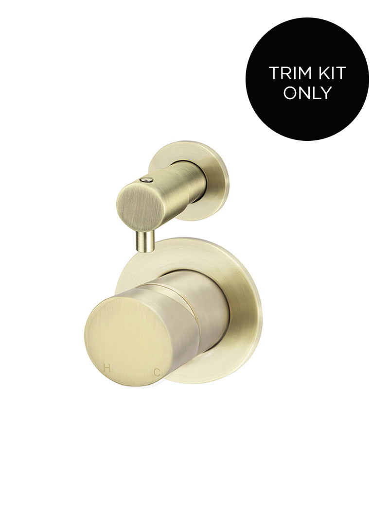 MEIR ROUND DIVERTER MIXER PINLESS HANDLE FINISH KIT