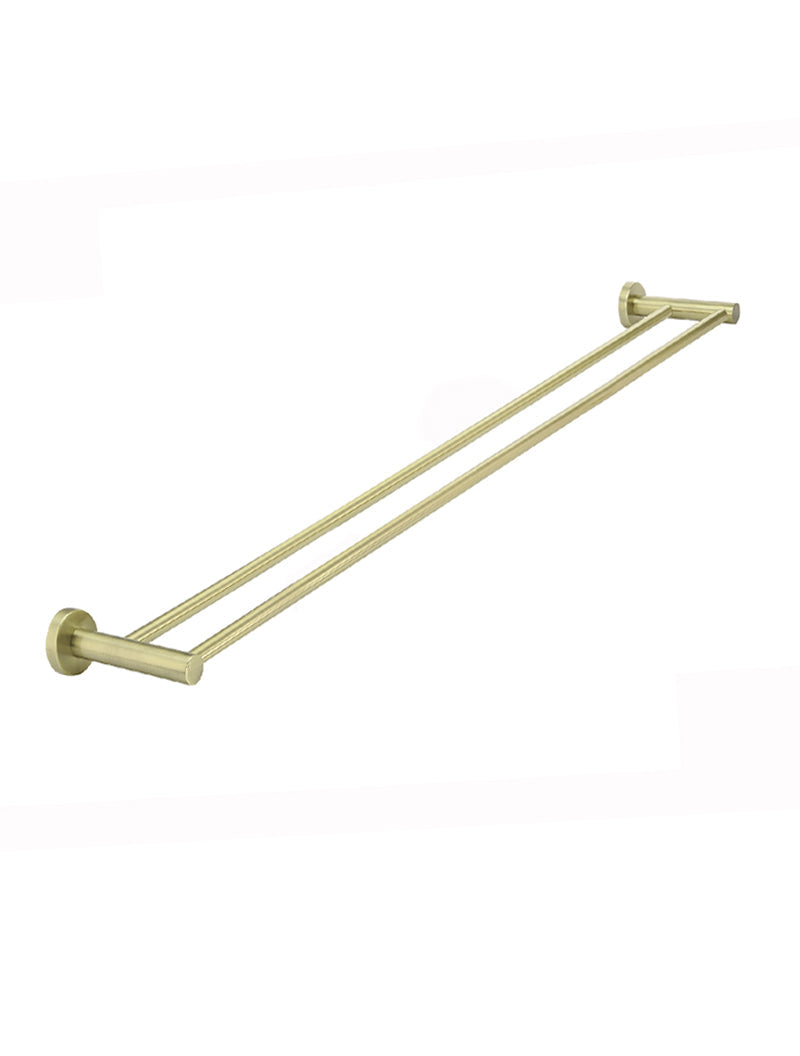 MEIR ROUND DOUBLE TOWEL RAIL 900MM