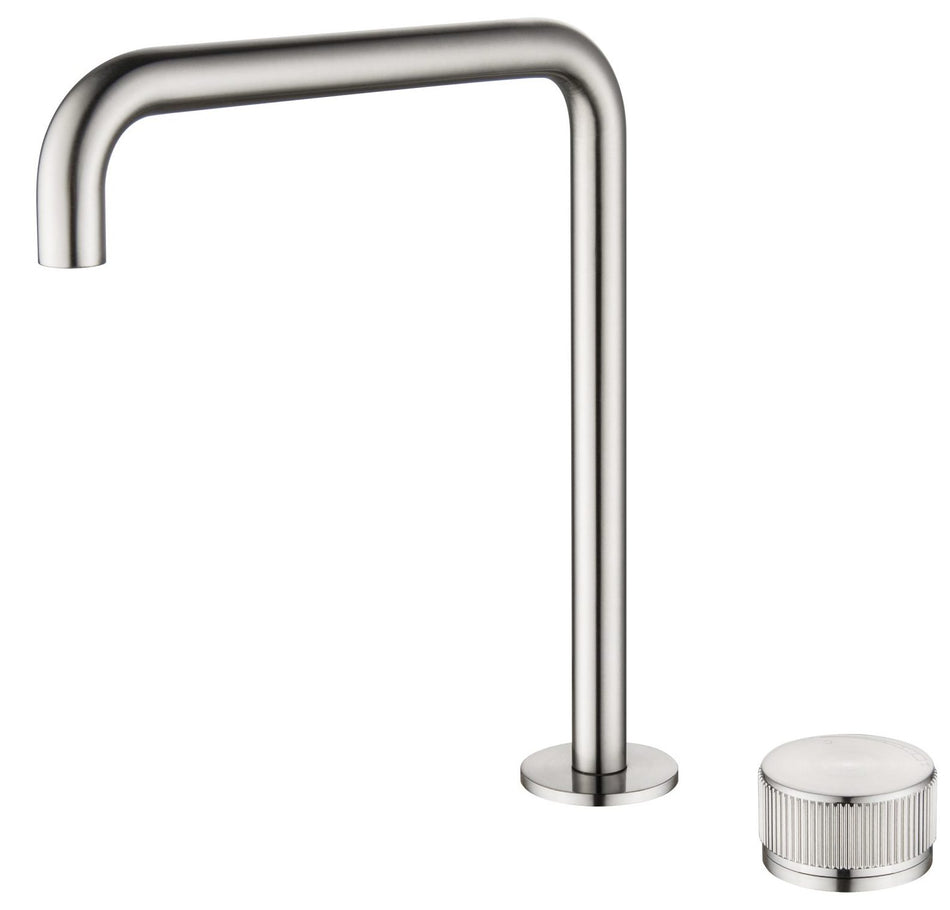 MICA FLUTED SOFT-SQUARE HOB SINK MIXER