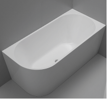 MILAN BACK TO WALL 2 CORNER FREESTANDING BATH