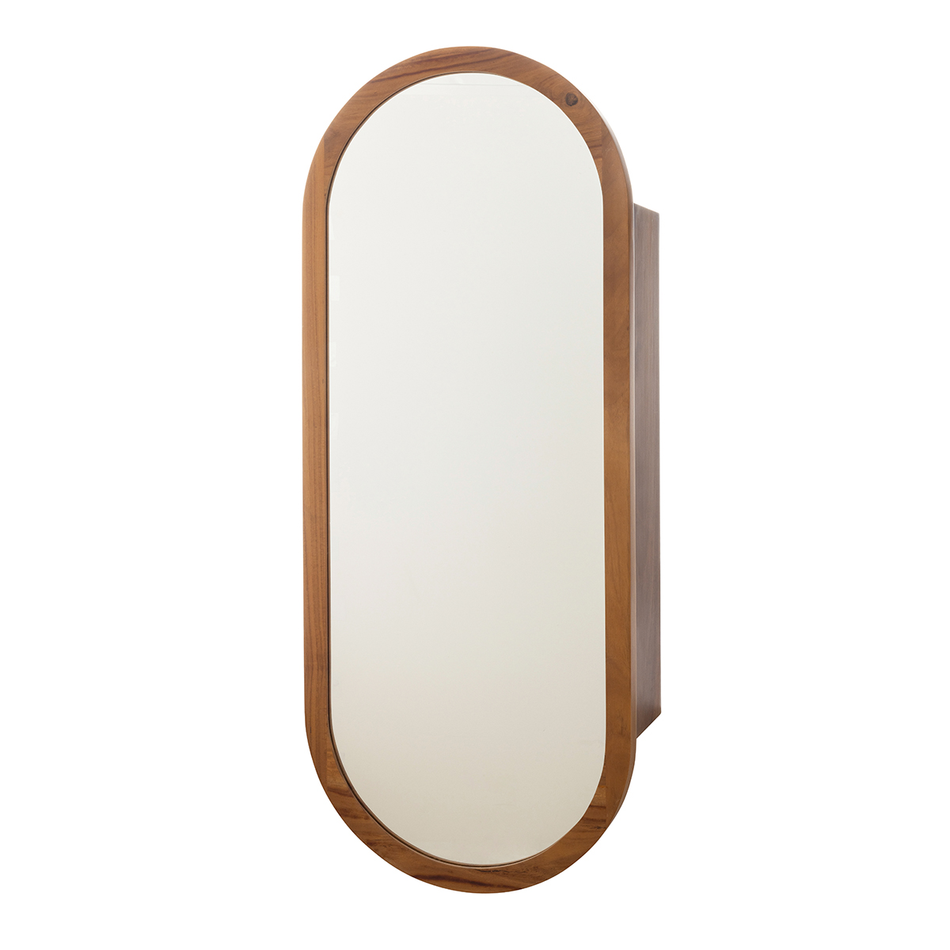 AVILA TEAK MIRROR CABINET