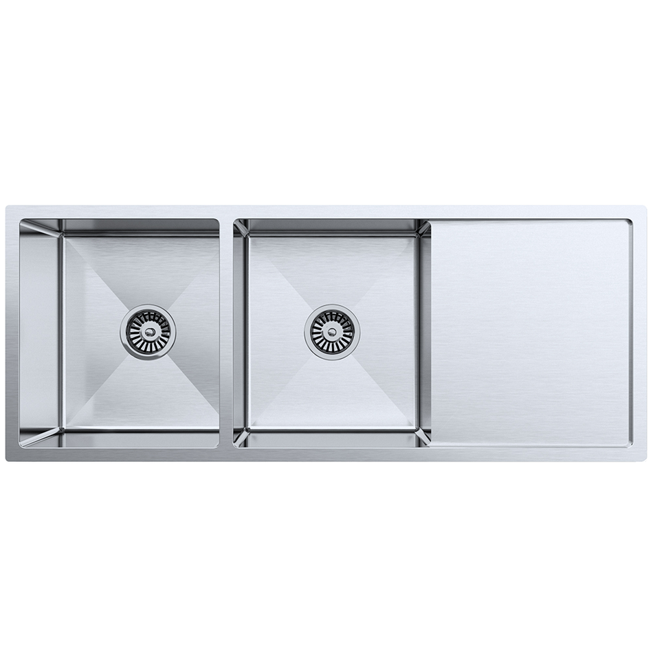 ATLAS HAND MADE KITCHEN SINK - DOUBLE BOWL WITH DRAIN
