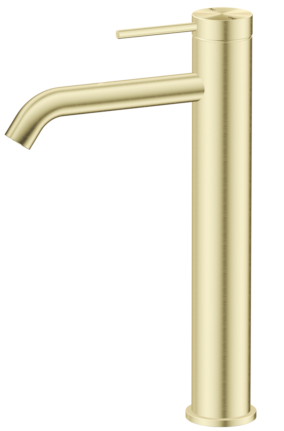 MICA TALL BASIN MIXER CURVED SPOUT