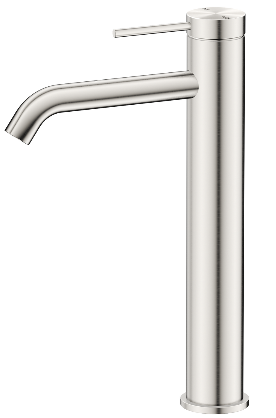 MICA TALL BASIN MIXER CURVED SPOUT