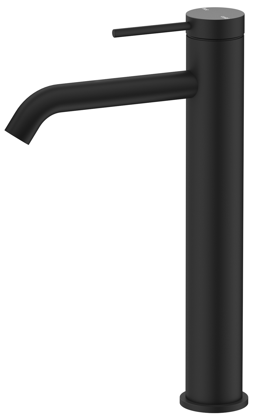 MICA TALL BASIN MIXER CURVED SPOUT