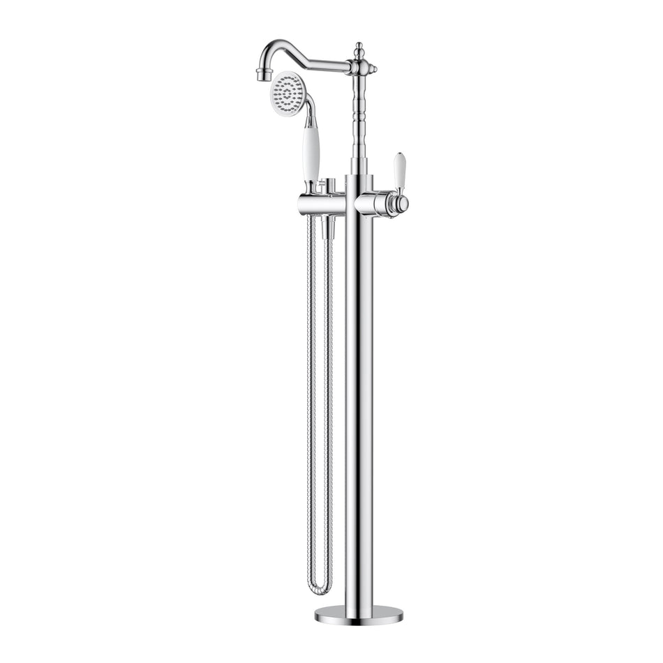 BORDEAUX FREESTANDING BATH MIXER WITH HANDSHOWER