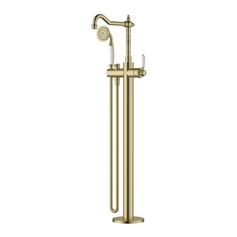BORDEAUX FREESTANDING BATH MIXER WITH HANDSHOWER