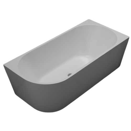 MILAN BACK TO WALL 2 CORNER FREESTANDING BATH