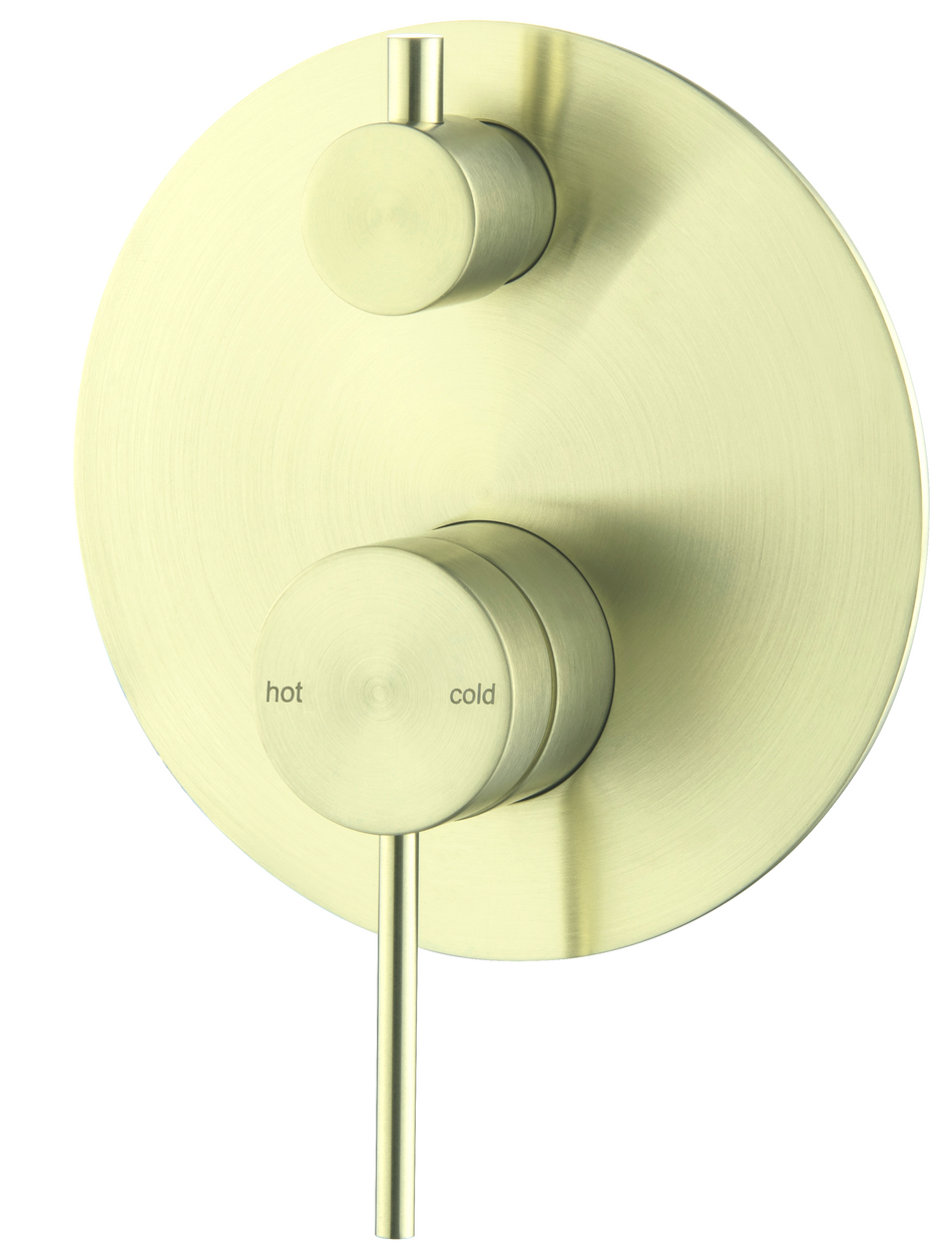 MICA WALL MIXER WITH DIVERTOR WITH LARGE BACK PLATE