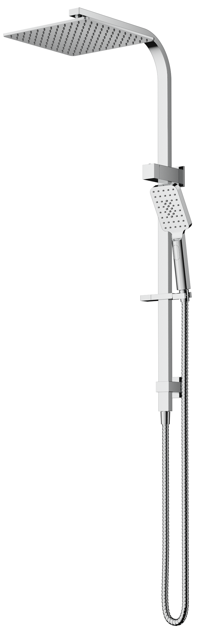 CRESTA DUAL SHOWER RAIL - SQUARE