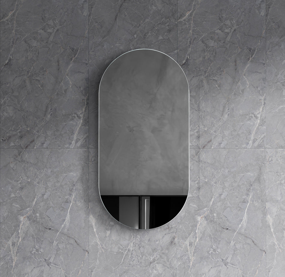 KRYSTAL PILL MIRROR SHAVE CABINET