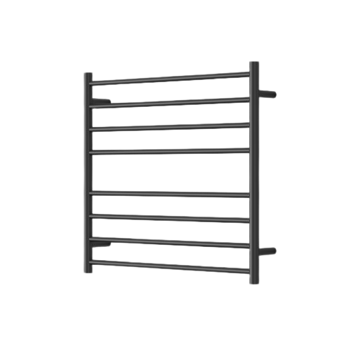 MIRAGE 8 BAR WIDE HEATED TOWEL RAIL 750MM X 700MM
