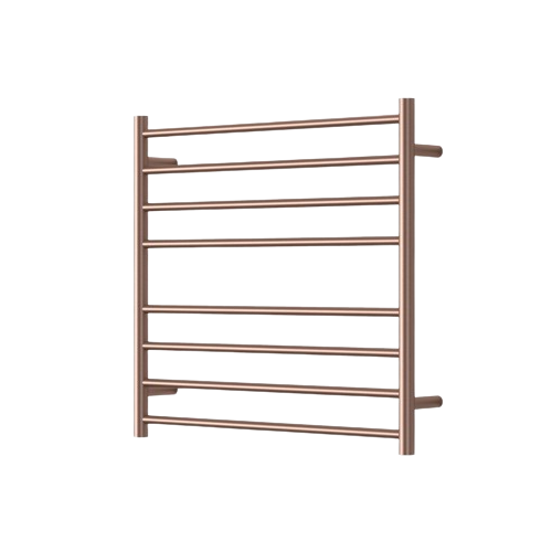 MIRAGE 8 BAR WIDE HEATED TOWEL RAIL 750MM X 700MM