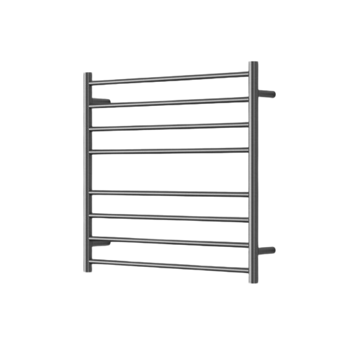 MIRAGE 8 BAR WIDE HEATED TOWEL RAIL 750MM X 700MM