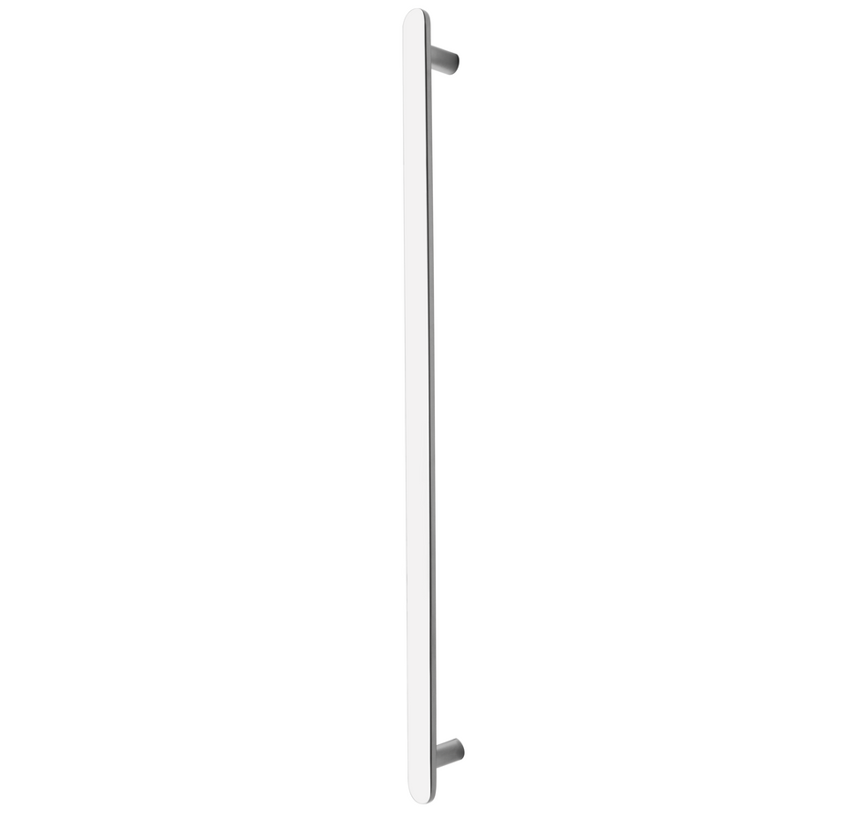 NOVA VERTICAL HEATED TOWEL RAIL 900MM X 40MM WITH 12V TRANSFORMER