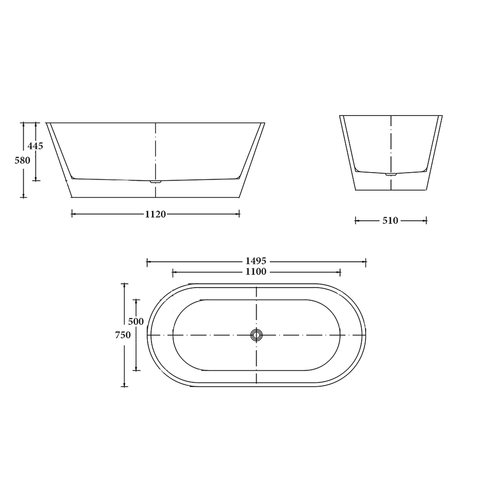 ROME FREESTANDING BATH