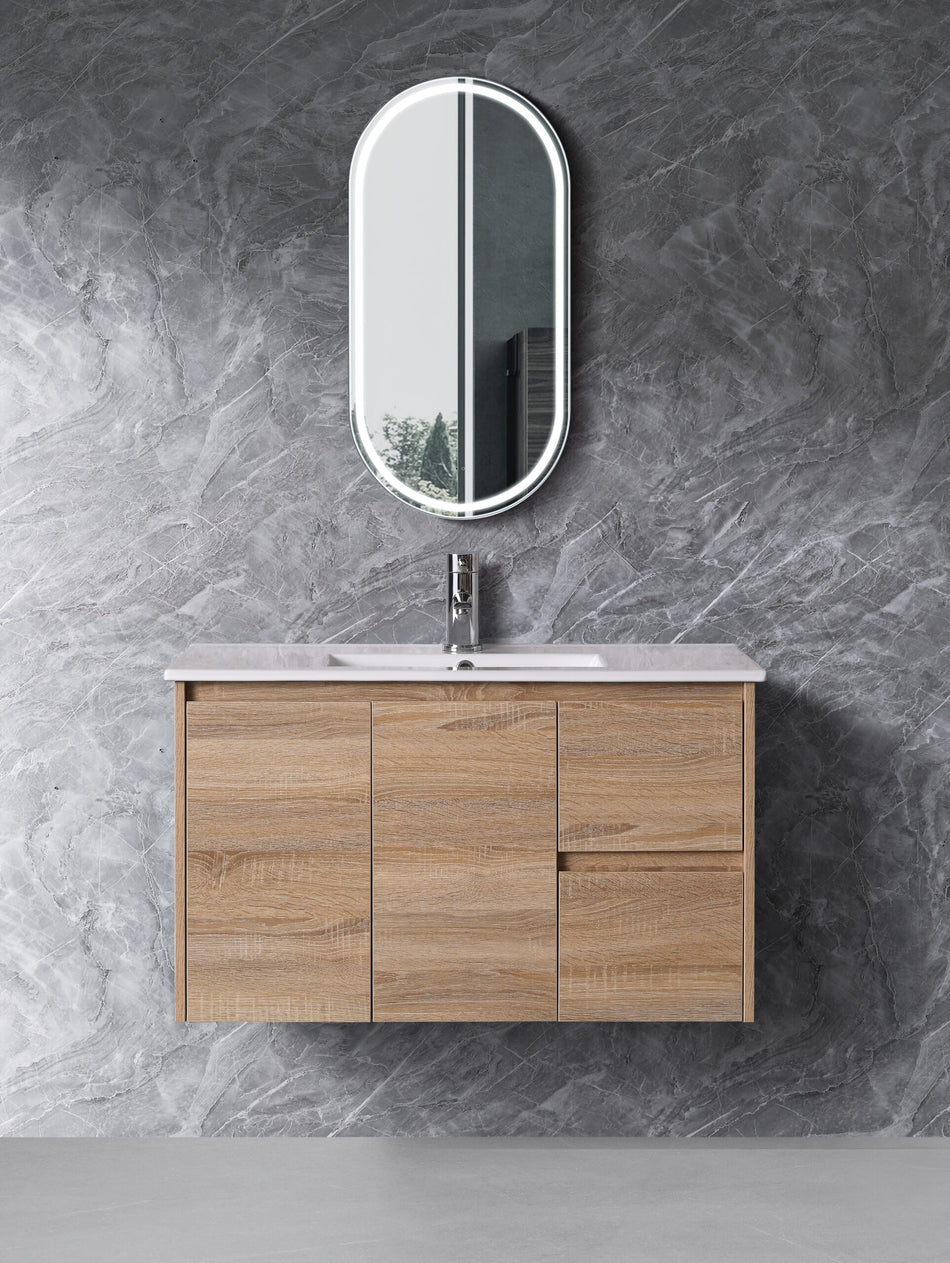 SIERRA GLOSS WHITE WALL HUNG VANITY