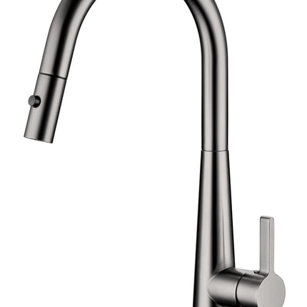 LORENA ROUNDED KITCHEN MIXER WITH PULL OUT SPRAY