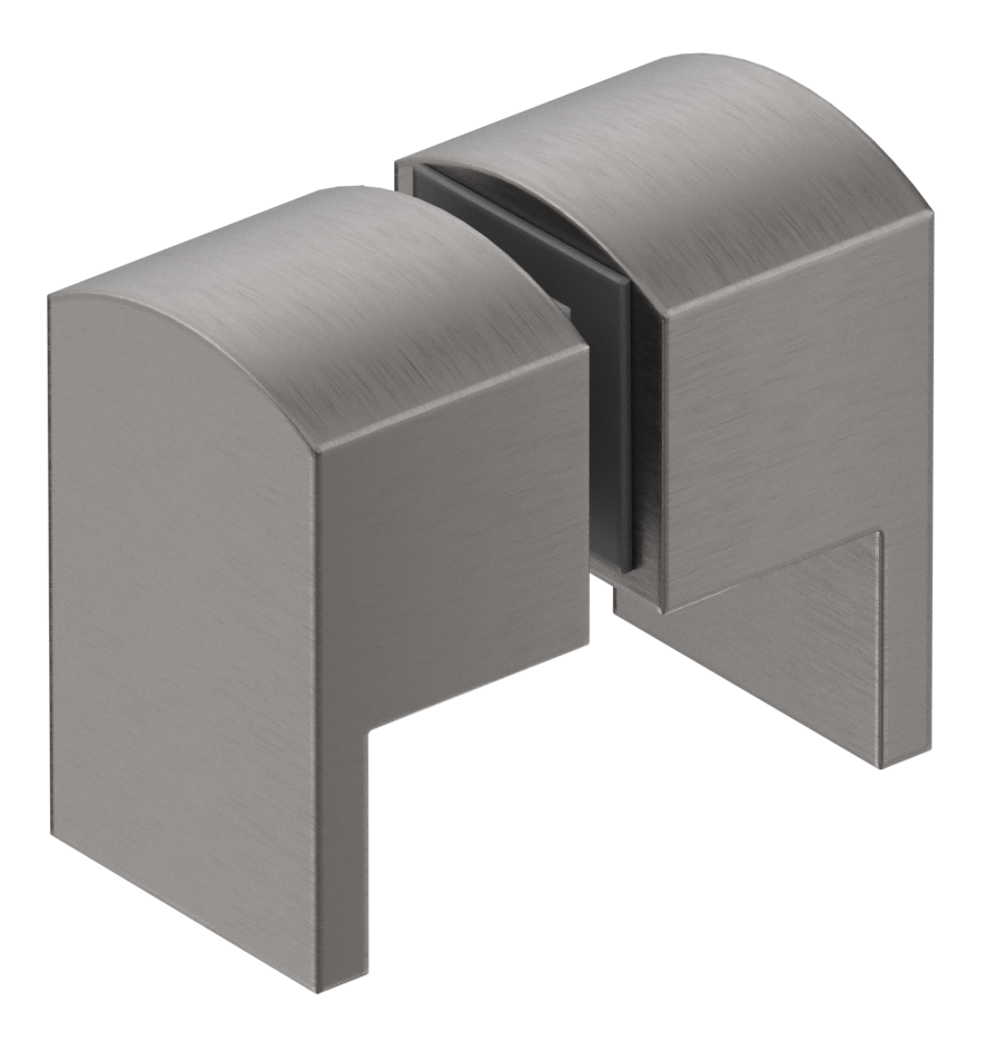 BV - SQUARE SHOWER DOOR HANDLE