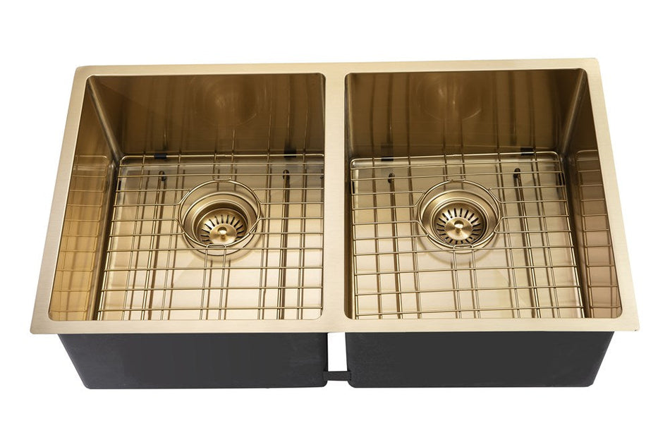 TSI KITCHEN DOUBLE BOWL SINK - ROUND EDGES