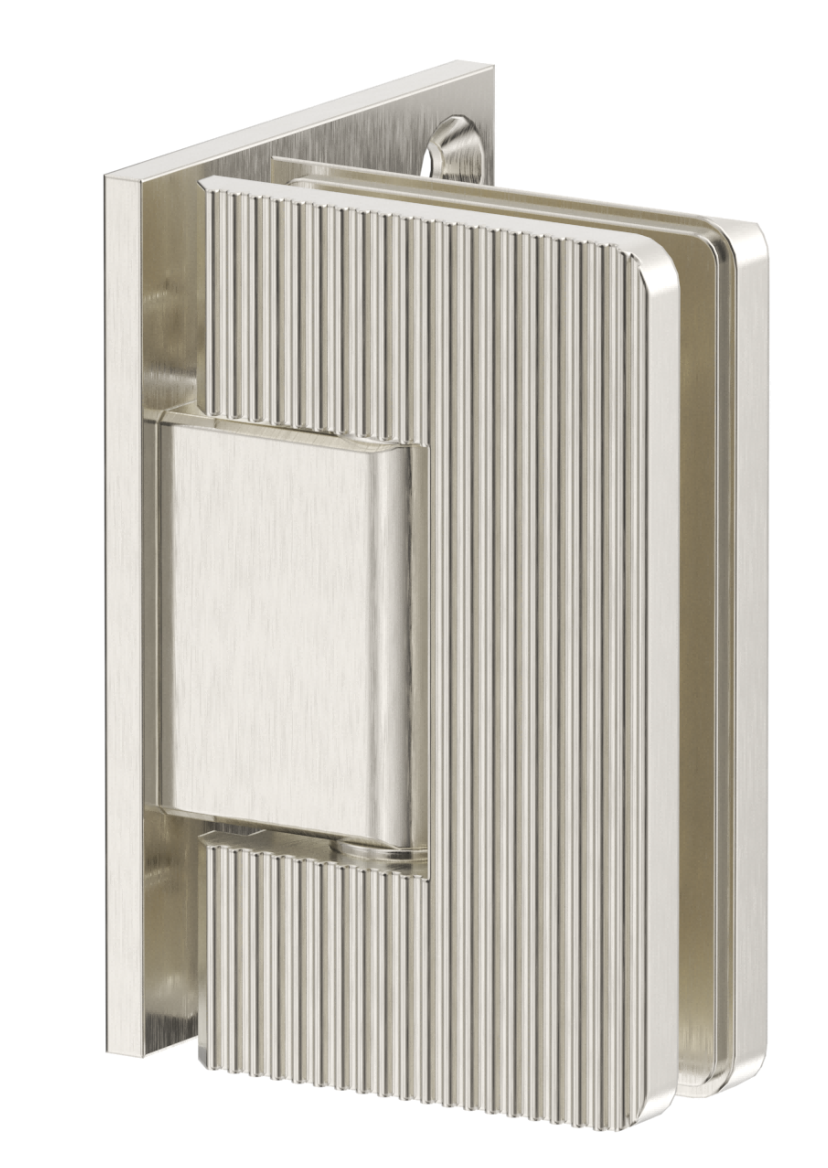 BV - SHOWER SCREEN HINGE - FLUTED - GLASS TO WALL