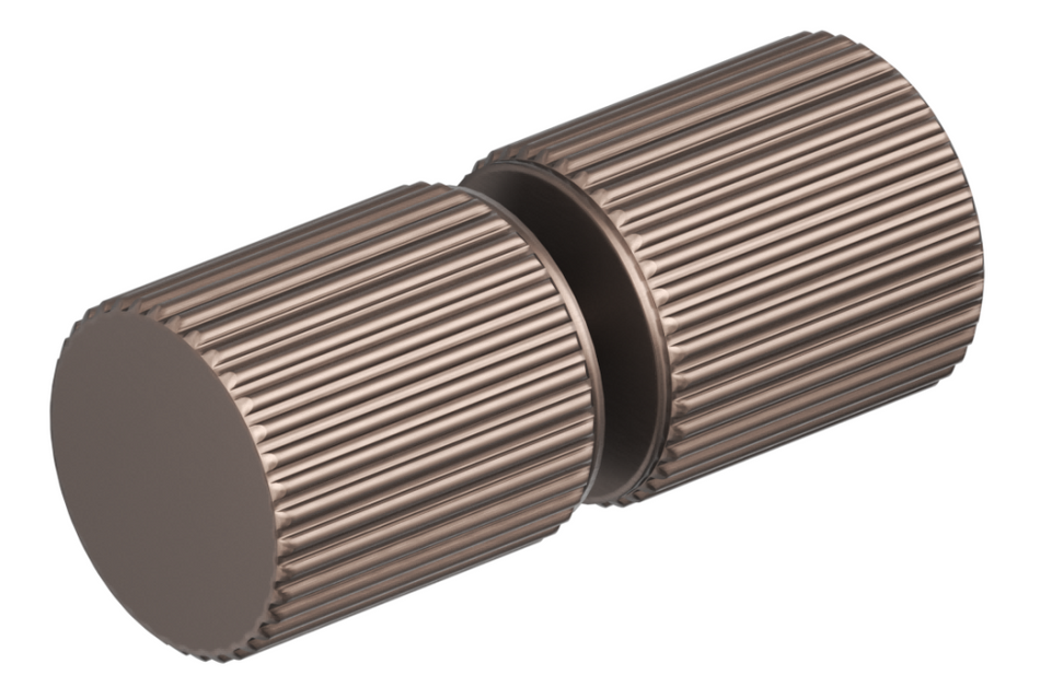 BV - SHOWER SCREEN HANDLE - FLUTED - ROUND