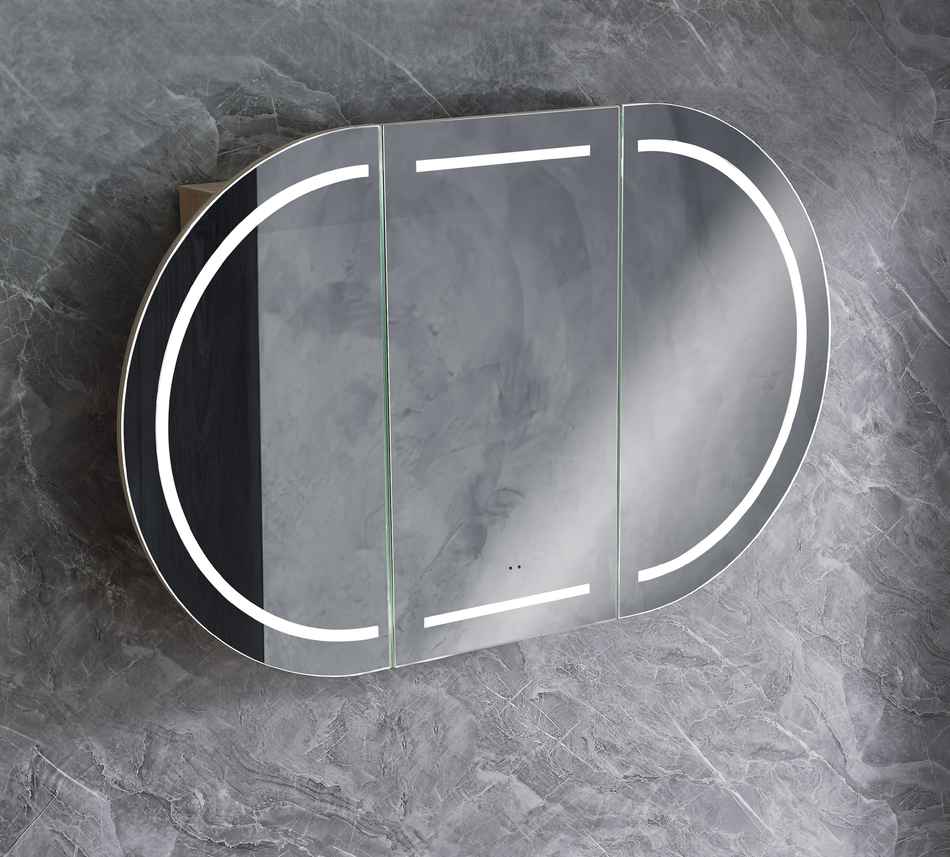 AMBER LED SHAVING CABINET