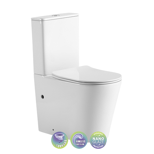 VERA RIMLESS TORNADO TOILET SUITE