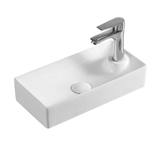 TYRRELL CERAMIC RECTANGULR BASIN 445 X 200 X 95