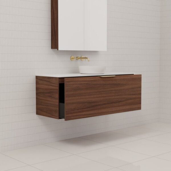 ZOE WALNUT WALL HUNG VANITY