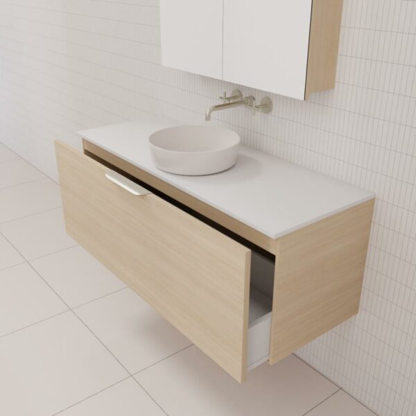 ZOE VERO OAK WALL HUNG VANITY