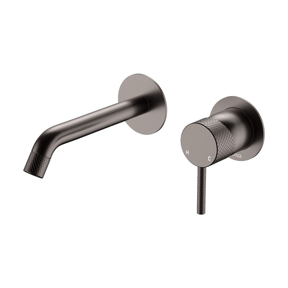 AXLE BASIN/BATH WALL MIXER WITH OUTLET