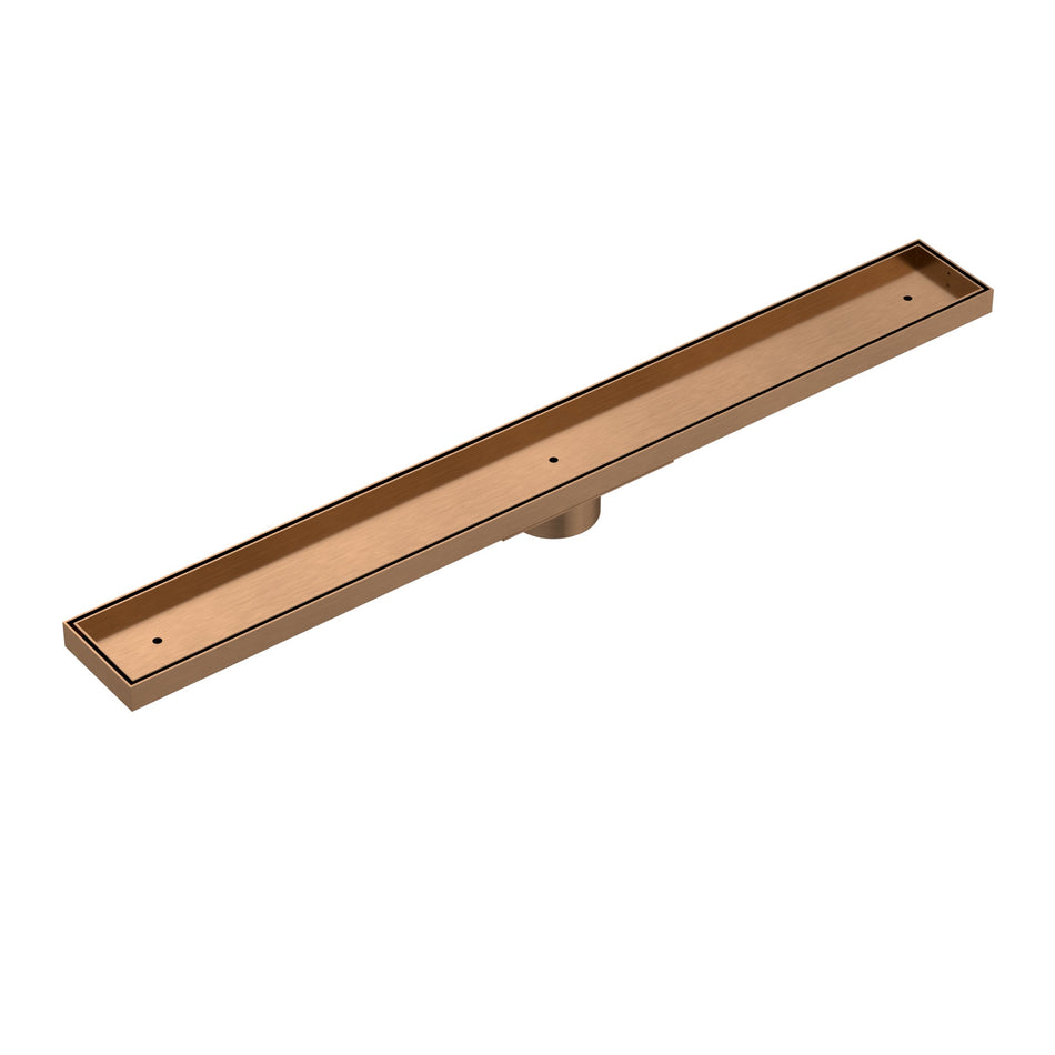MEIR CHANNEL WASTE 900MM WITH TILE INSERT AND HAIR CATCHER