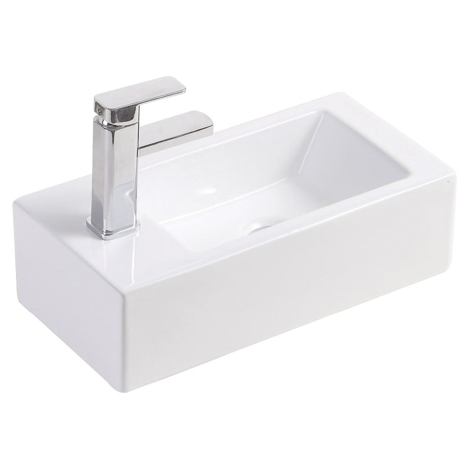 LINEA WALL HUNG CERAMIC BASIN