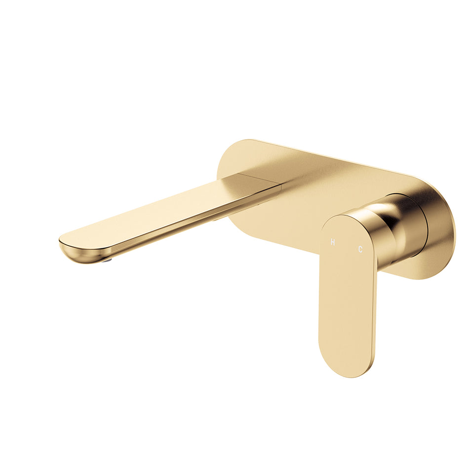 EMPIRE SLIM BASIN/BATH WALL MIXER SET OVAL PLATE