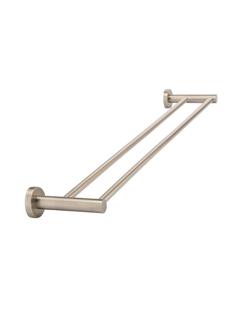 MEIR ROUND DOUBLE TOWEL RAIL 600MM