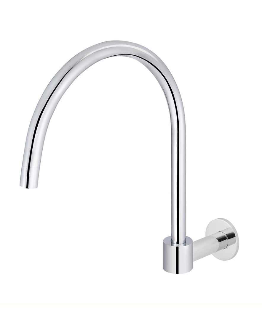 MEIR ROUND HIGH-RISE SWIVEL WALL SPOUT