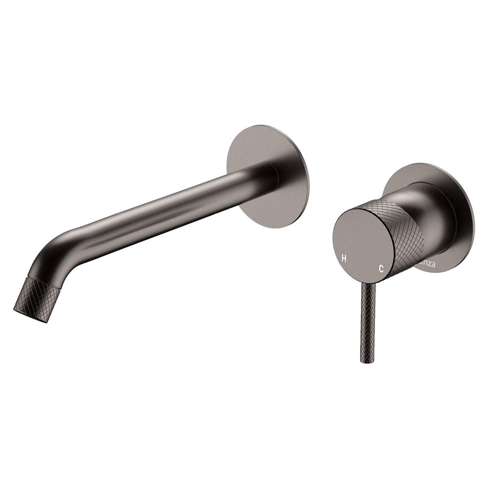 AXLE BASIN/BATH WALL MIXER WITH OUTLET