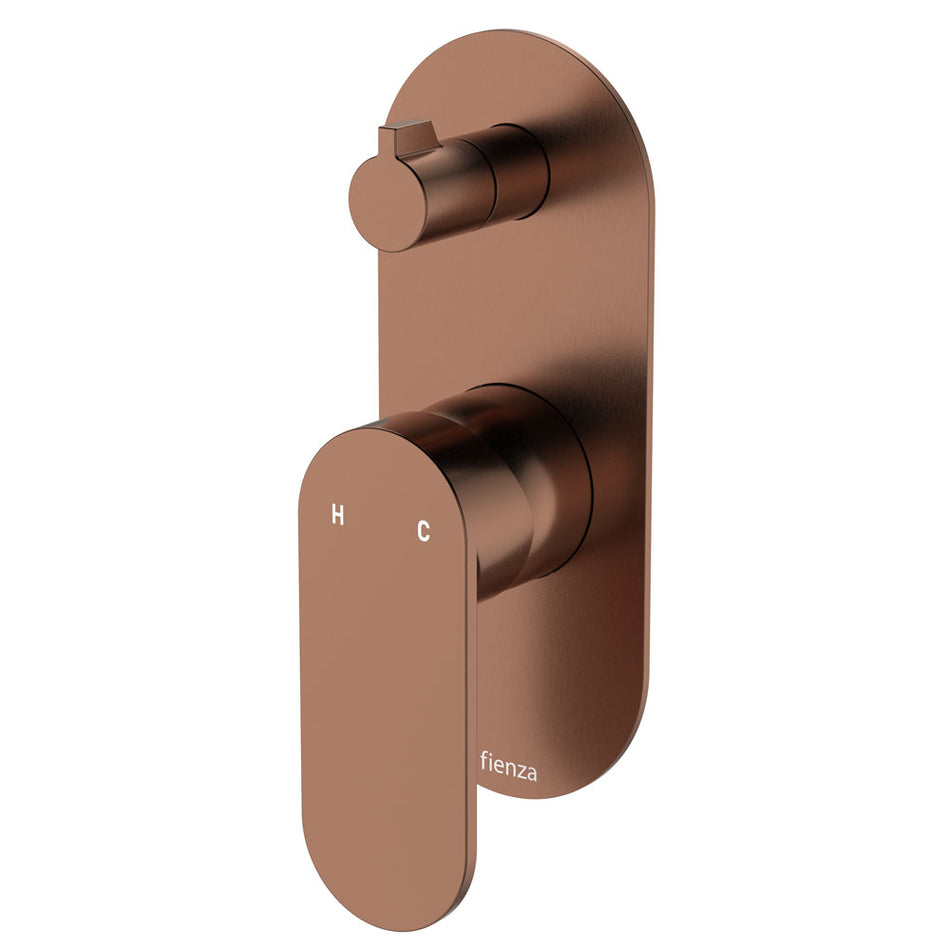EMPIRE SLIM WALL DIVERTER MIXER LARGE OVAL PLATE