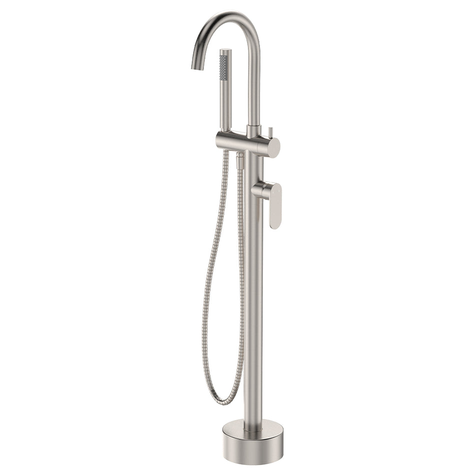 EMPIRE SLIM FLOOR MOUNTED BATH MIXER WITH HAND SHOWER