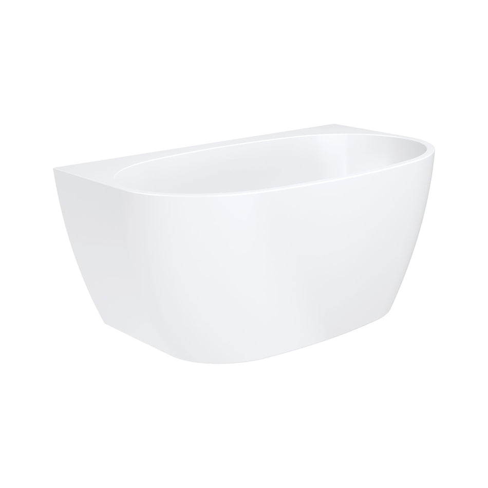 KEETO BACK TO WALL ACRYLIC BATH