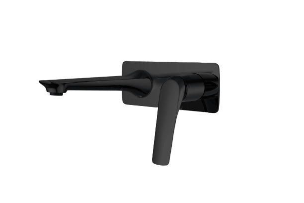 AU SERIES SQUARE WALL MIXER WITH SPOUT