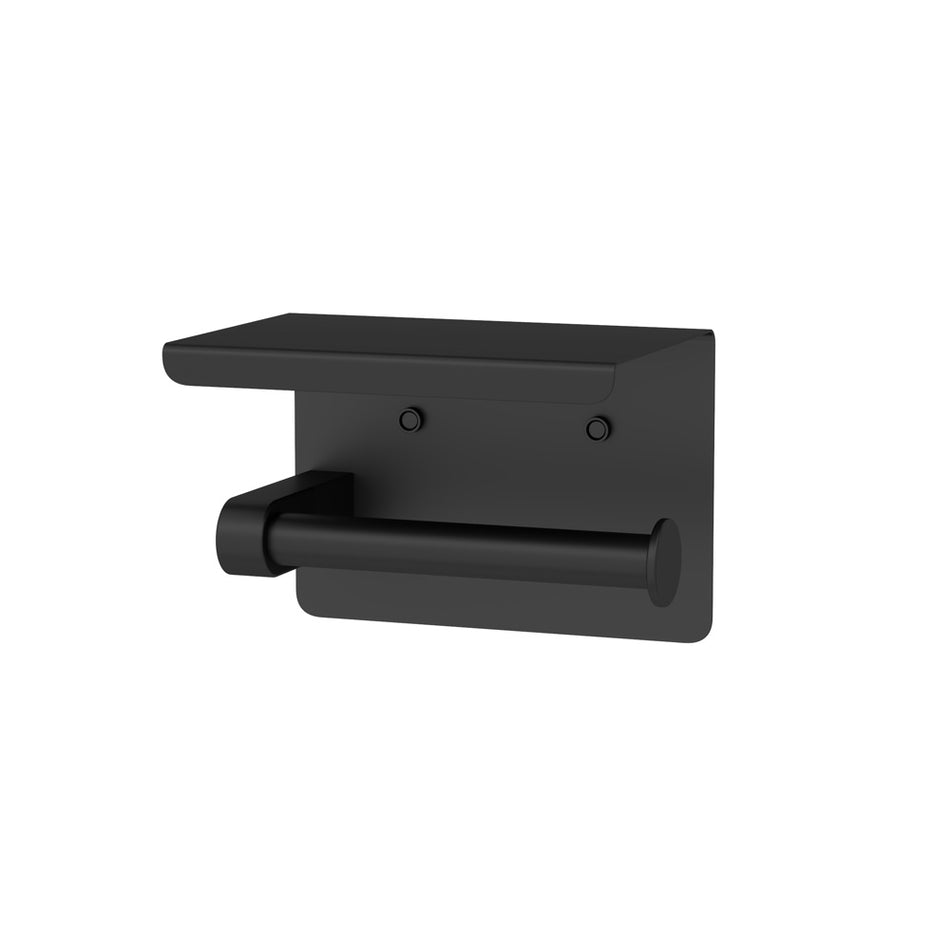 ELLE ELITE TOILET ROLL HOLDER WITH SHELF