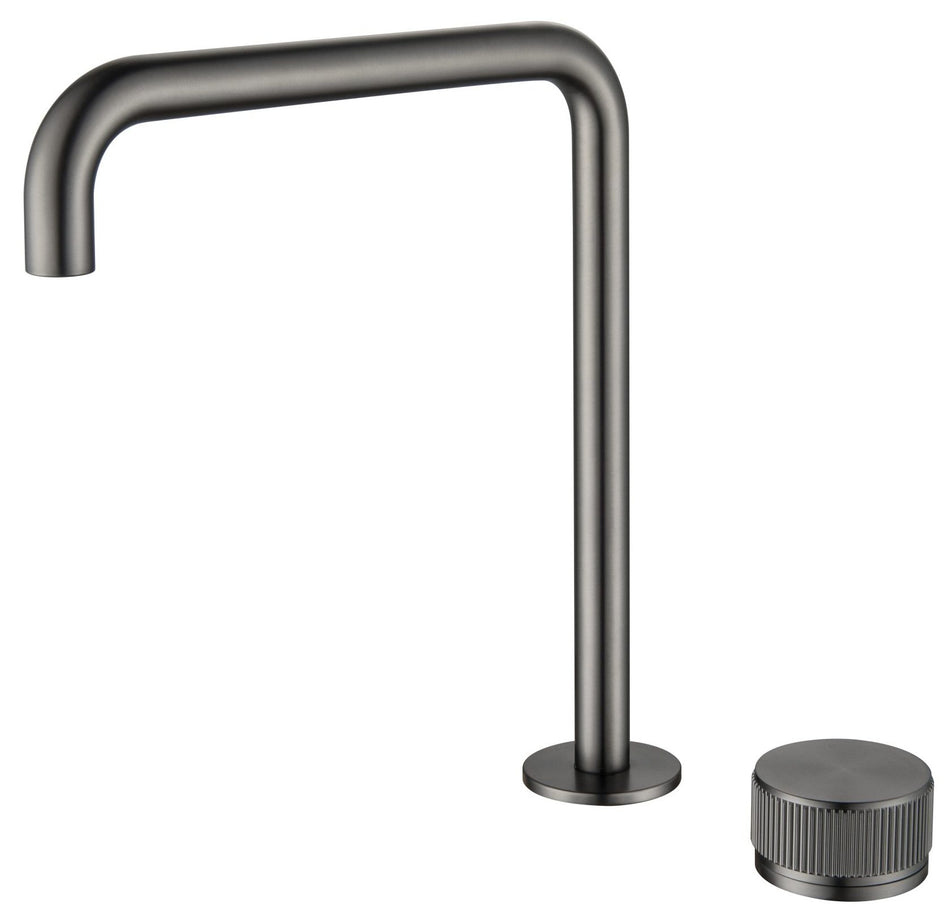 MICA FLUTED SOFT-SQUARE HOB SINK MIXER