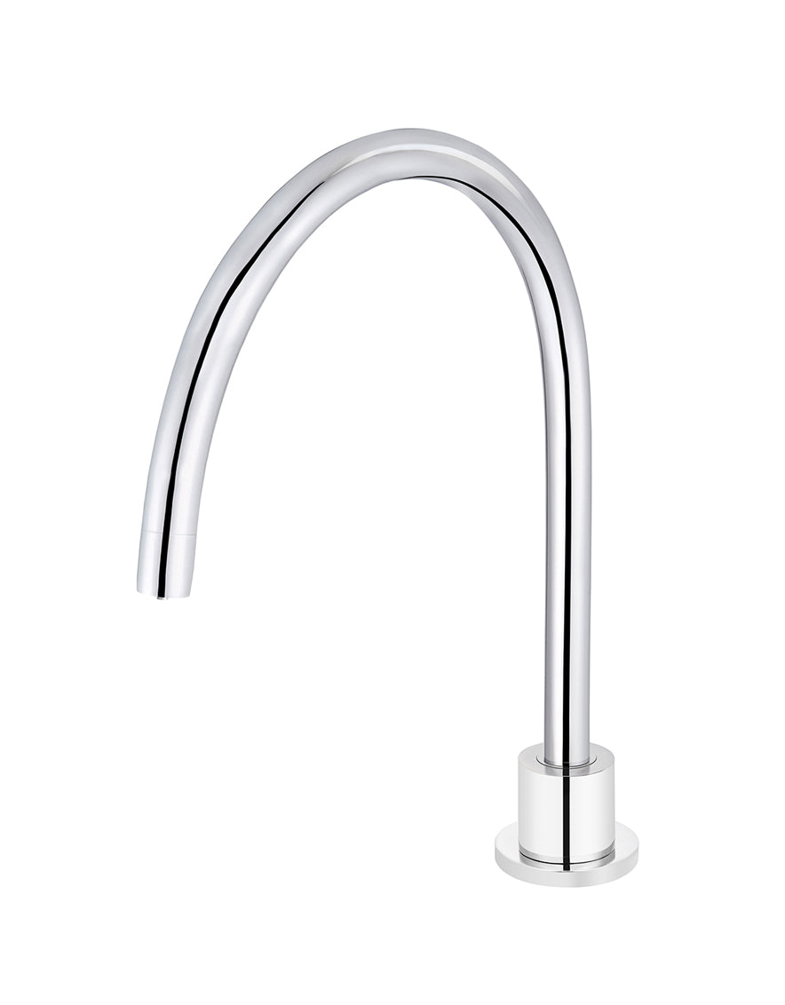 MEIR ROUND HIGH-RISE SWIVEL HOB SPOUT